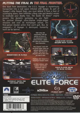 Star Trek - Voyager - Elite Force box cover back